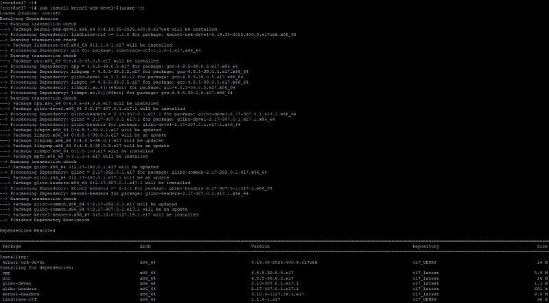 Veeam Agent Linux - Oracle Linux / Exadata — oel 7 paquetes