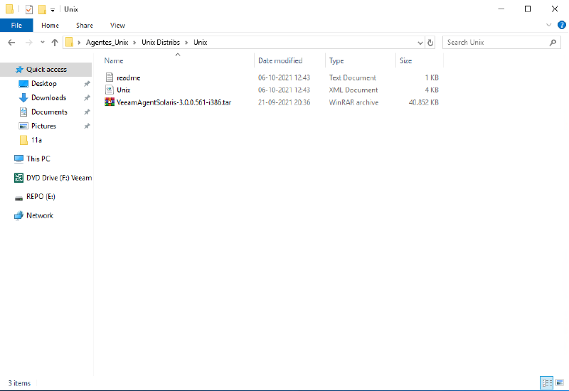 Veeam Agent para Solaris y Veeam 11a