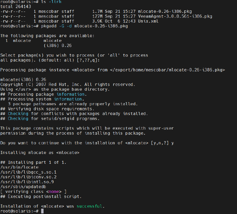 Veeam Agent para Solaris y Veeam 11a — captura 8