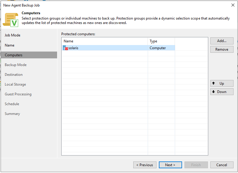 Veeam Agent para Solaris y Veeam 11a — captura 15