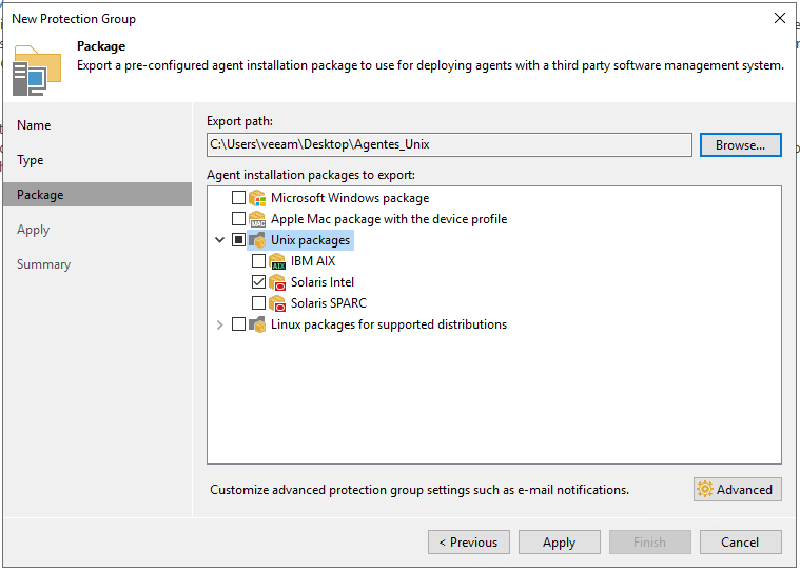 Veeam Agent para Solaris y Veeam 11a — captura 3