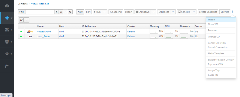 Veeam Backup for Red Hat Virtualization — captura 5