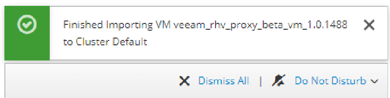 Veeam Backup for Red Hat Virtualization — captura 9