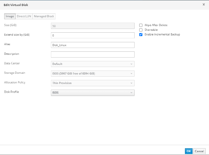 Veeam Backup for Red Hat Virtualization — captura 2