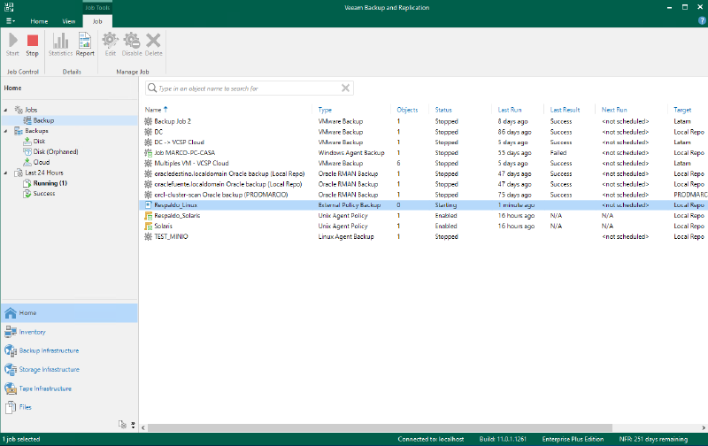 Veeam Backup for Red Hat Virtualization — captura 44