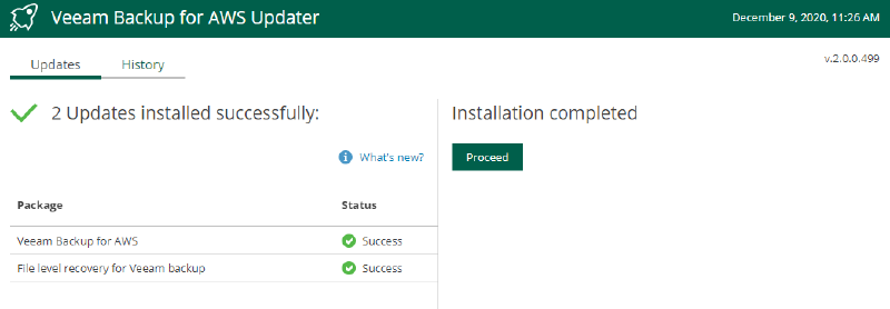 Veeam Backup para AWS v3 — captura 3