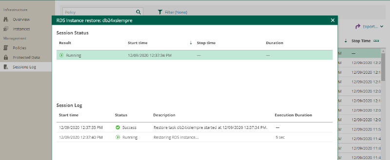 Veeam Backup para AWS v3 — captura 21