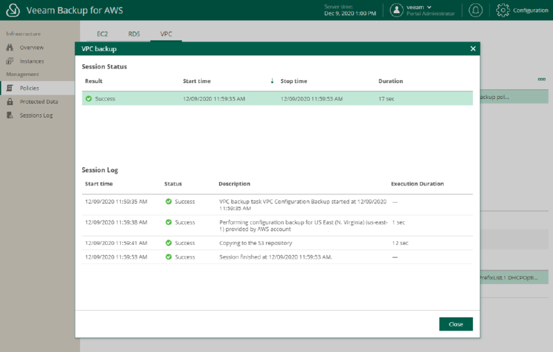 Veeam Backup para AWS v3 — image 67 1024 x 651