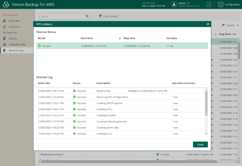 Veeam Backup para AWS v3 — image 75 1024 x 703
