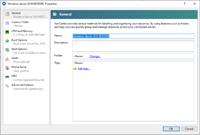 Veeam Citrix Hypervisor /  Xenserver — captura 11