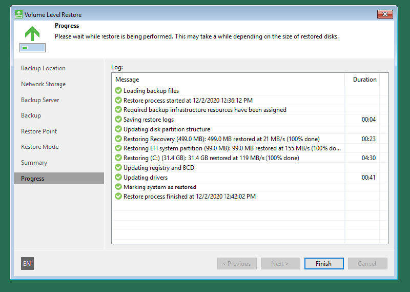 Veeam Citrix Hypervisor /  Xenserver — captura 18