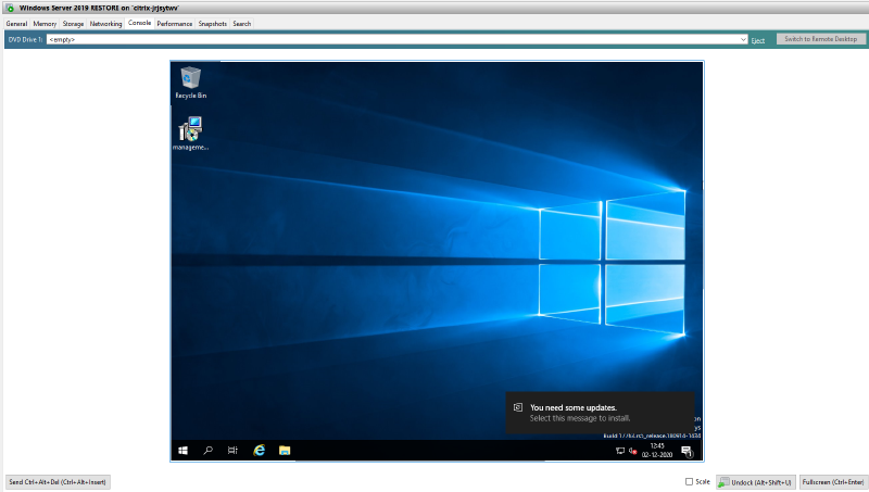 Veeam Citrix Hypervisor /  Xenserver — captura 19