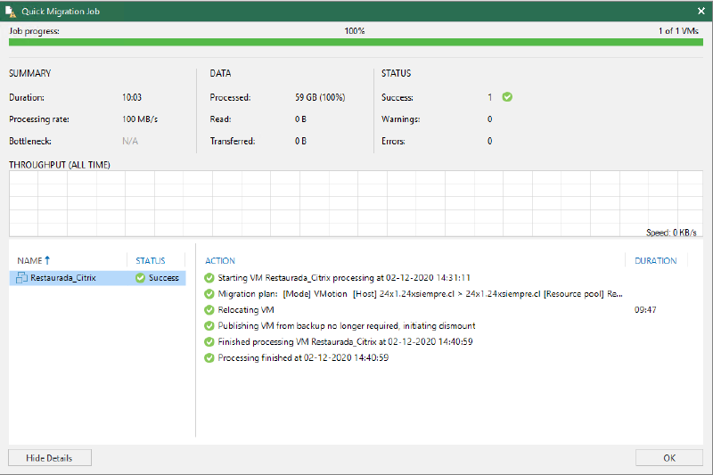 Veeam Citrix Hypervisor /  Xenserver — captura 32