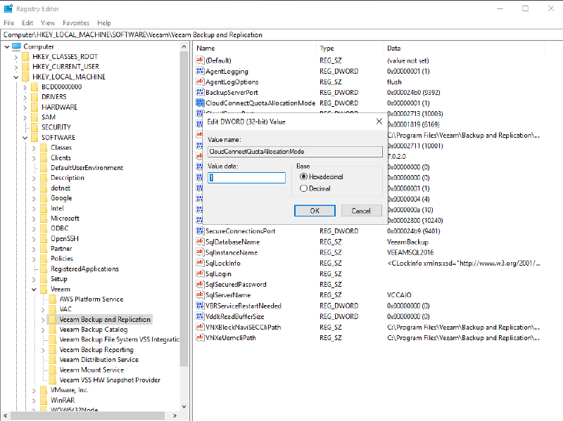 Veeam Cloud Connect Performance — captura 7
