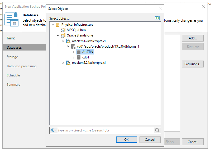 Veeam Explorer Oracle RMAN — captura 10