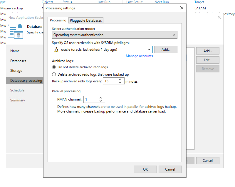 Veeam Explorer Oracle RMAN — captura 11