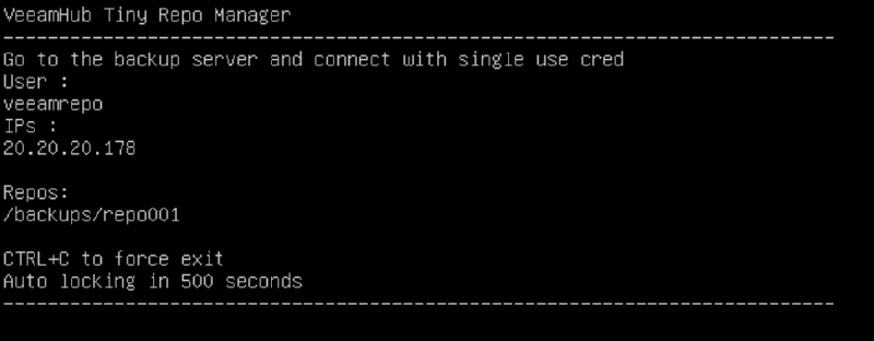 Veeam Hardened (Immutable) Repository — captura 23