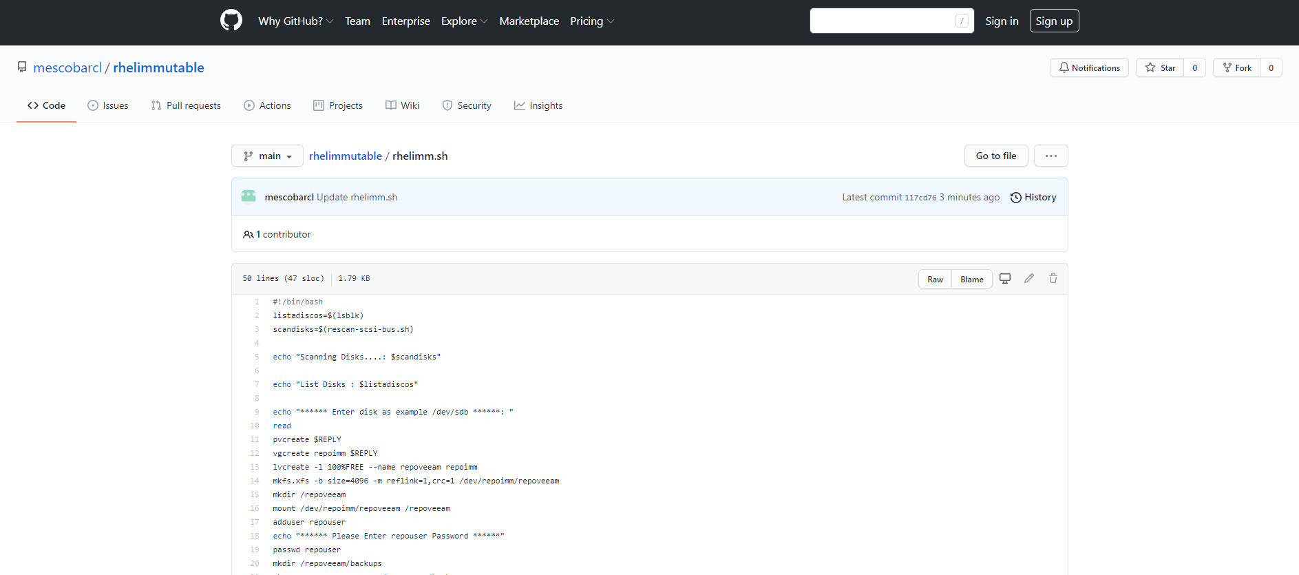 Immutable Repository Veeam Immutable Repository con Red Hat Enterprise Linux · 24xSiempre
