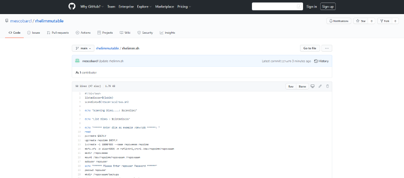 Veeam Immutable Repository con Red Hat Enterprise Linux