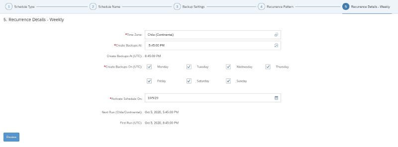 Veeam Plugin SAP HANA — captura 13
