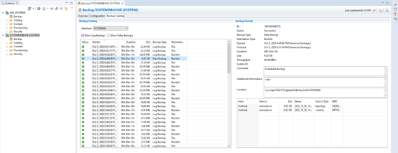 Veeam Plugin SAP HANA — captura 18