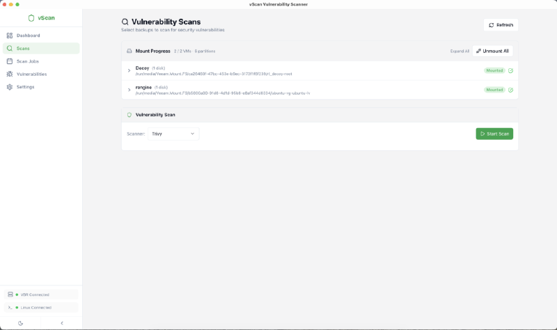 vScan Vulnerability Scanner 2.0 — discosmontados