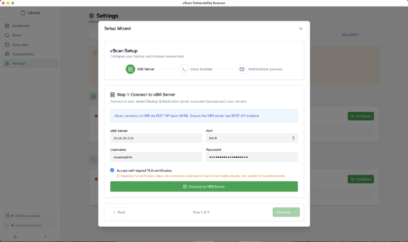 vScan Vulnerability Scanner 2.0 — vbrconnection